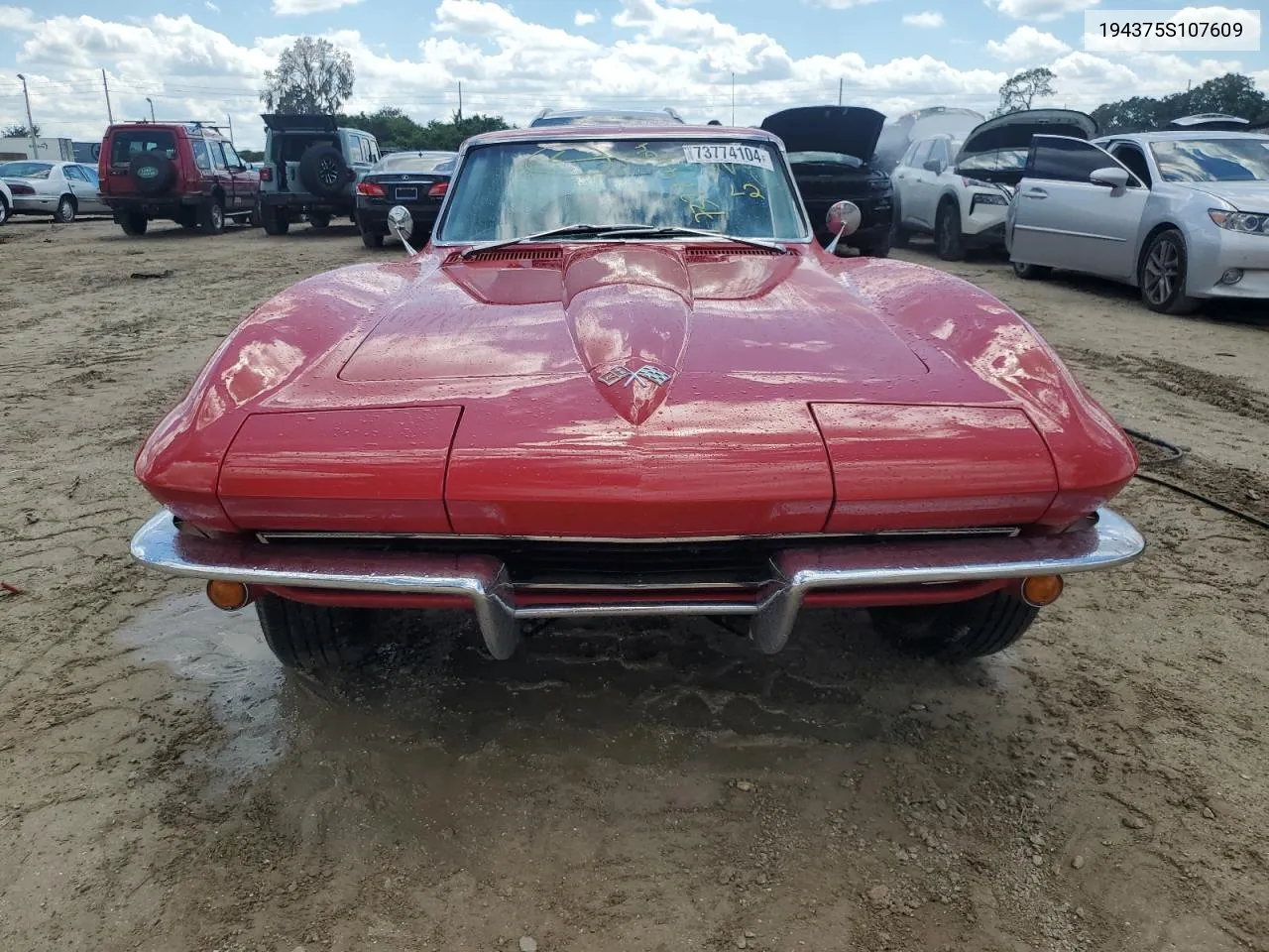 1965 Chevrolet Corvette VIN: 194375S107609 Lot: 73774104