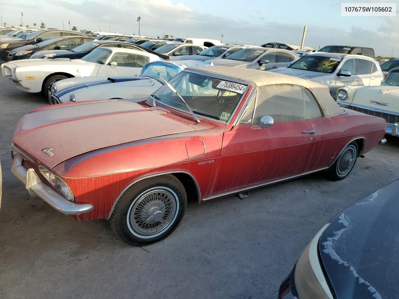 1965 Chevrolet Covette VIN: 107675W105602 Lot: 75386454