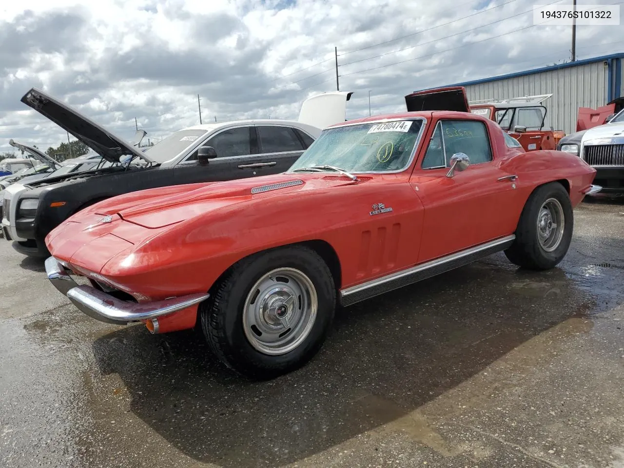 1966 Chevrolet Corvette VIN: 194376S101322 Lot: 74780474