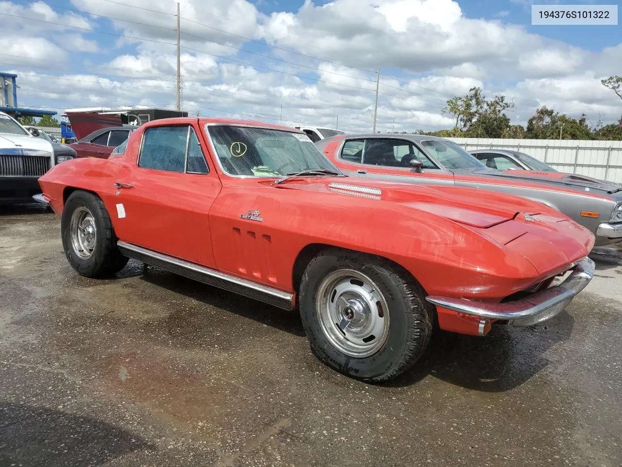 1966 Chevrolet Corvette VIN: 194376S101322 Lot: 74780474