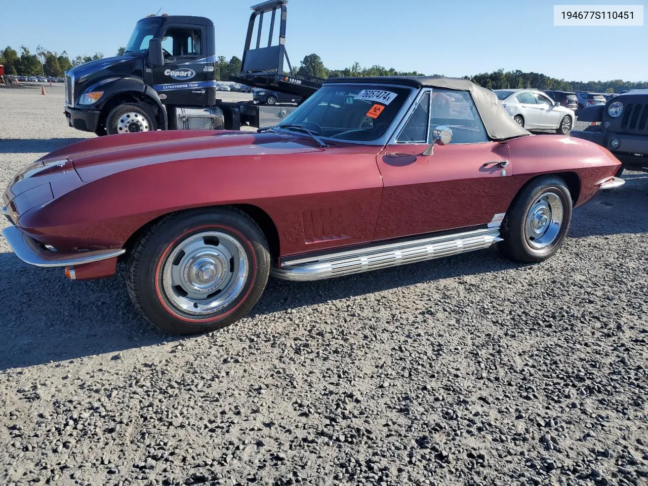 1967 Chevrolet Corvette VIN: 194677S110451 Lot: 76057474