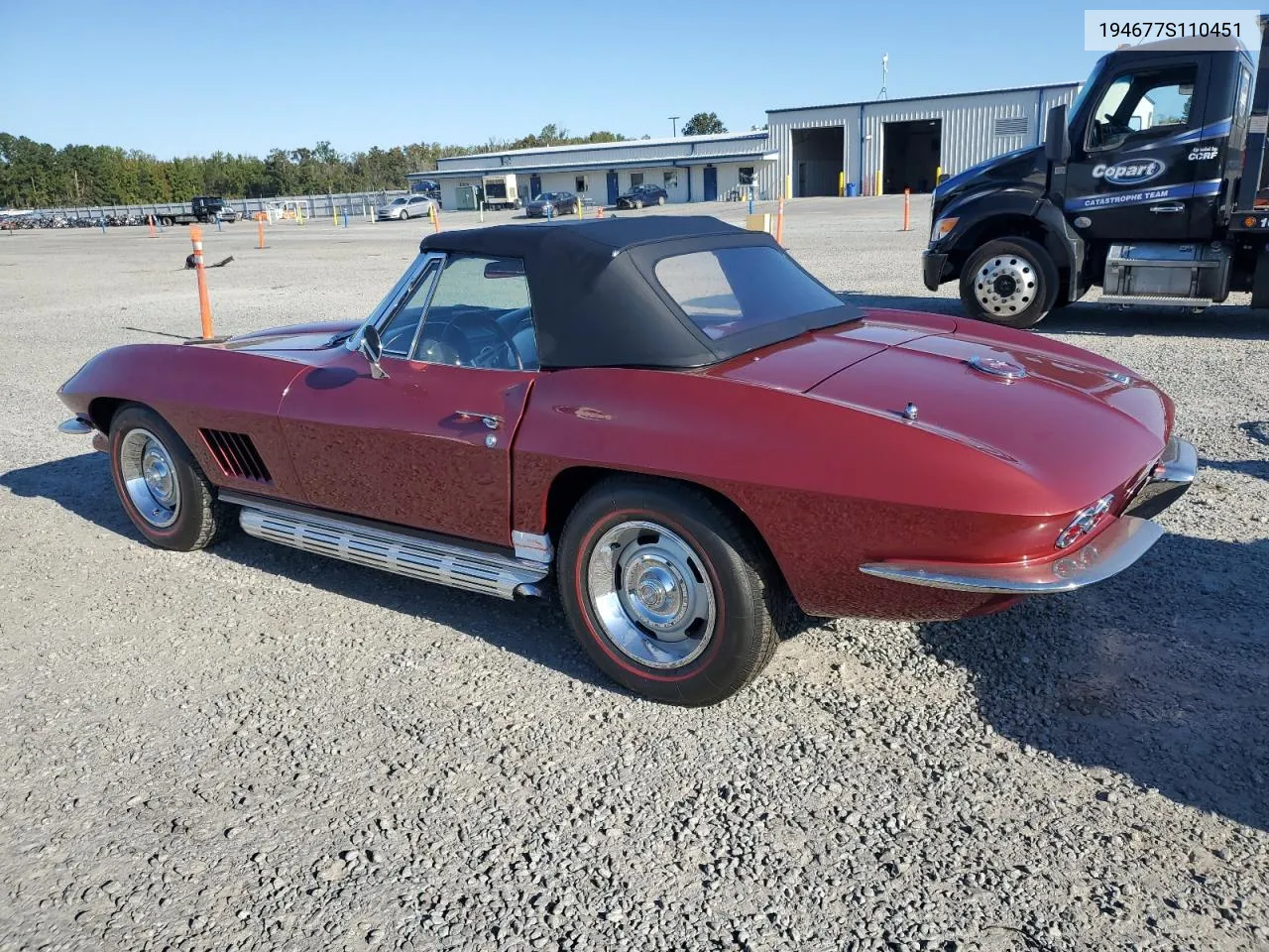 1967 Chevrolet Corvette VIN: 194677S110451 Lot: 76057474