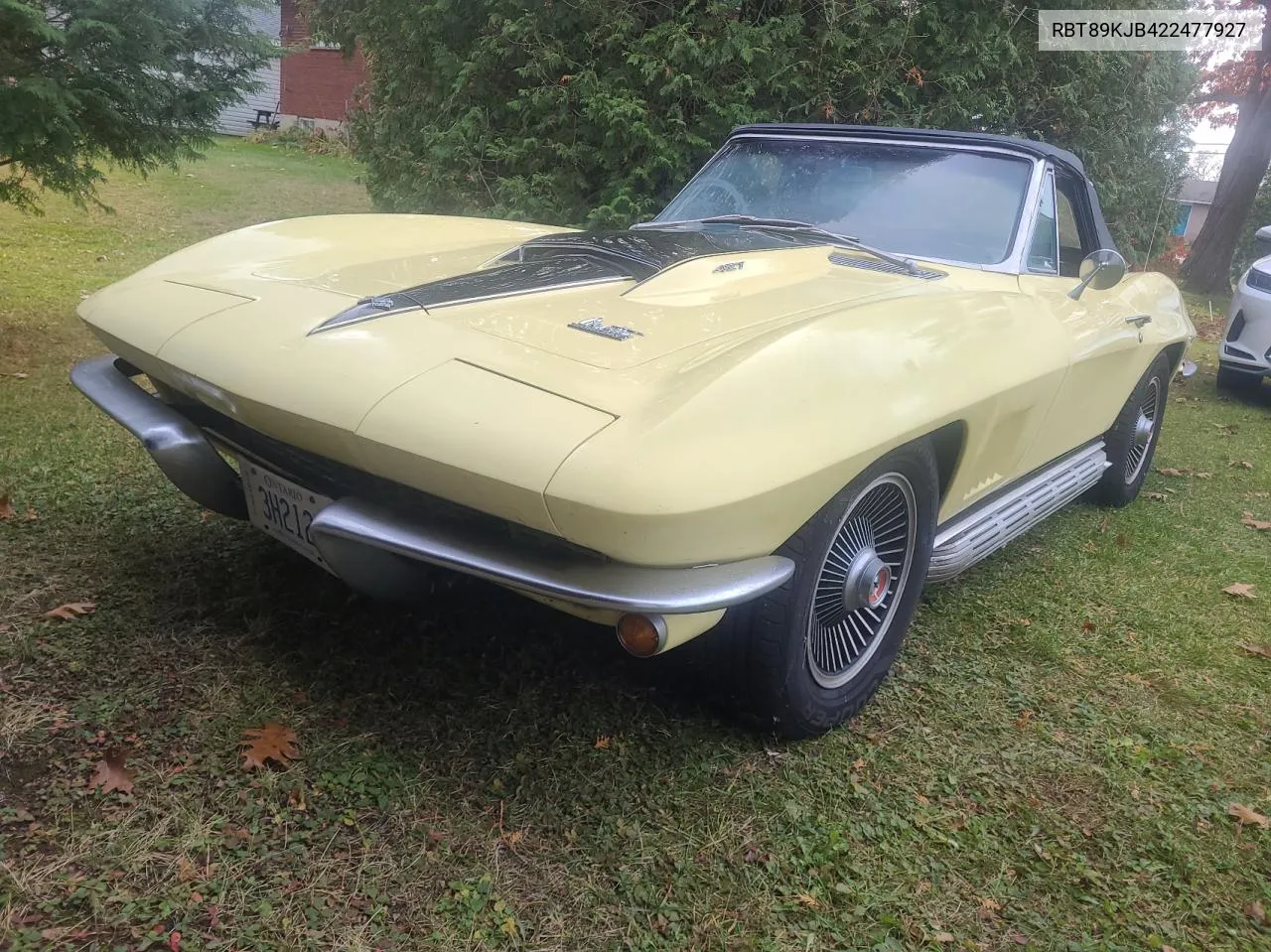 1967 Chevrolet Corvette VIN: RBT89KJB422477927 Lot: 78889654