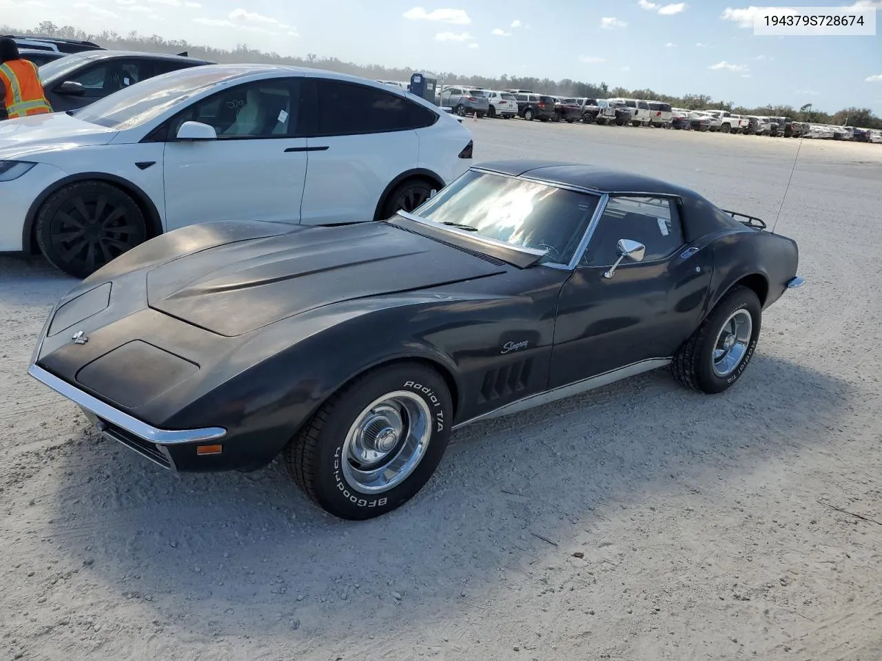 1969 Chevrolet Corvette VIN: 194379S728674 Lot: 77126284