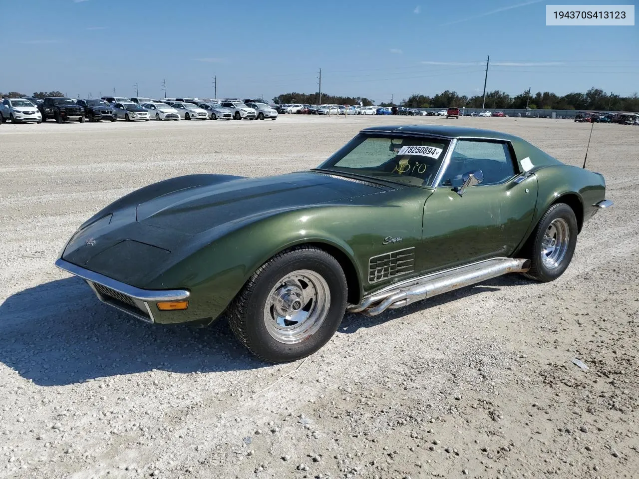 1970 Chevrolet Corvette VIN: 194370S413123 Lot: 78250894