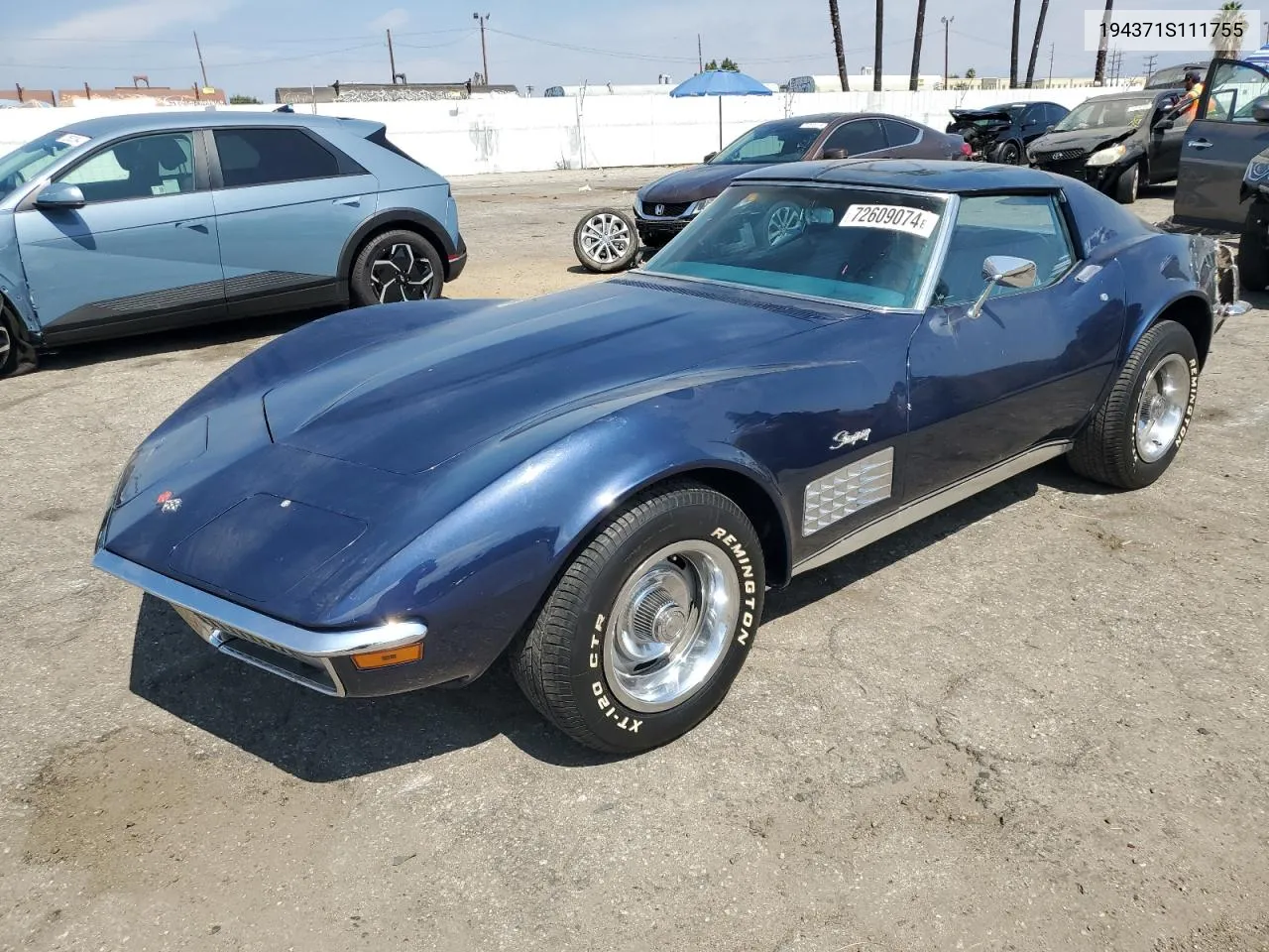 1971 Chevrolet Corvette VIN: 194371S111755 Lot: 72609074