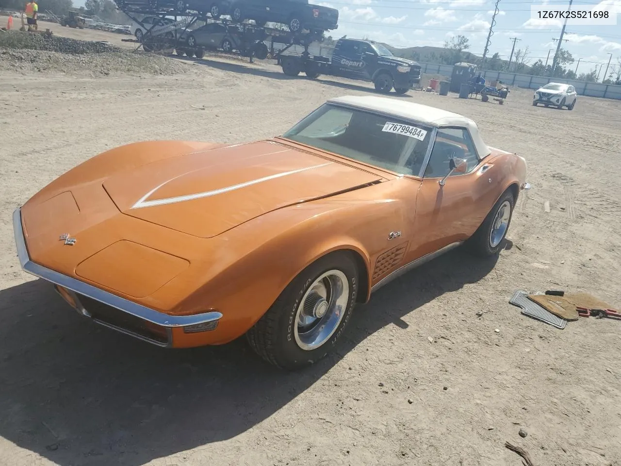 1972 Chevrolet Corvette VIN: 1Z67K2S521698 Lot: 76799484