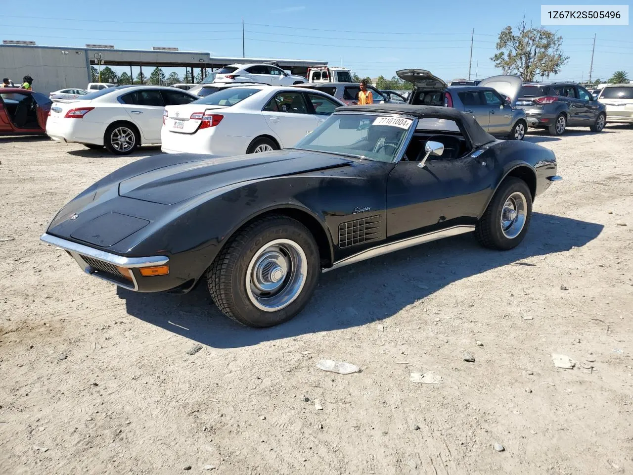 1972 Chevrolet Corvette VIN: 1Z67K2S505496 Lot: 77101004