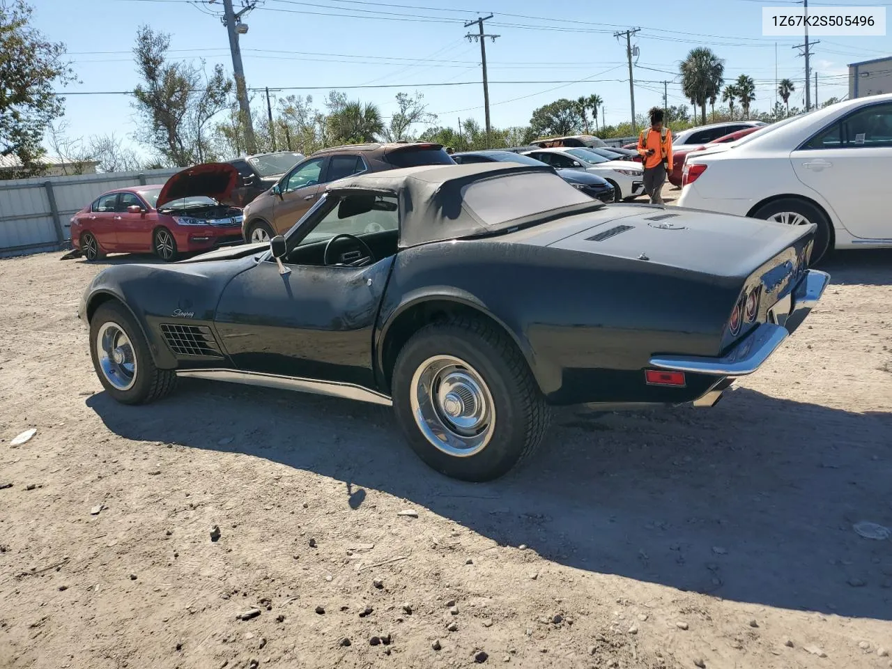 1972 Chevrolet Corvette VIN: 1Z67K2S505496 Lot: 77101004