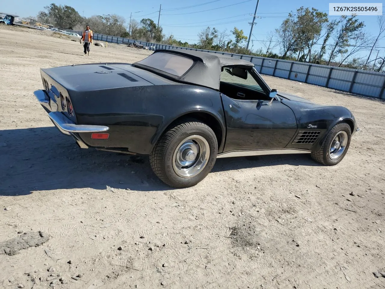 1972 Chevrolet Corvette VIN: 1Z67K2S505496 Lot: 77101004