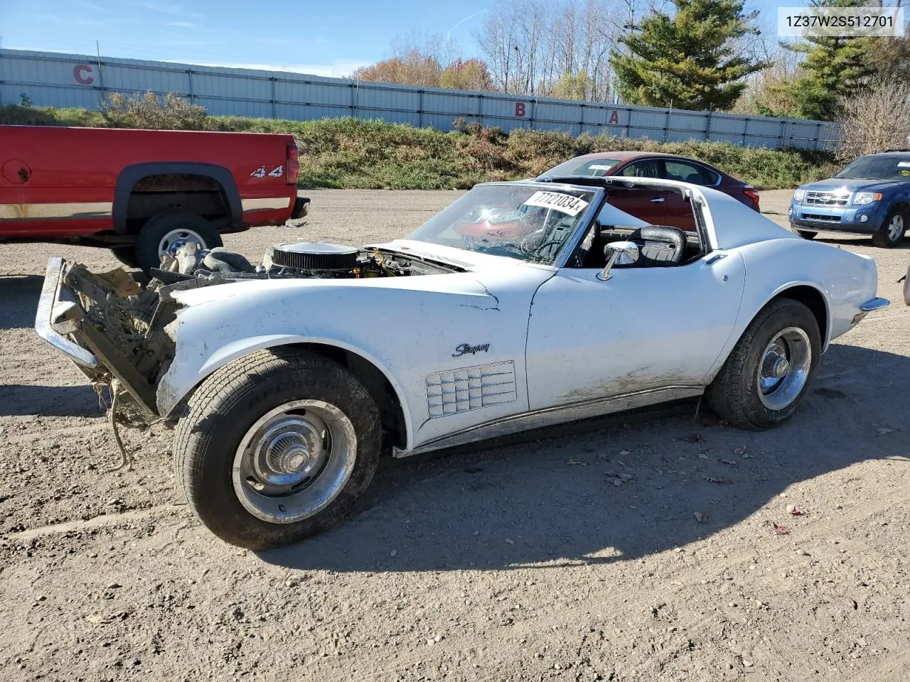 1972 Chevrolet Stingray VIN: 1Z37W2S512701 Lot: 77121034