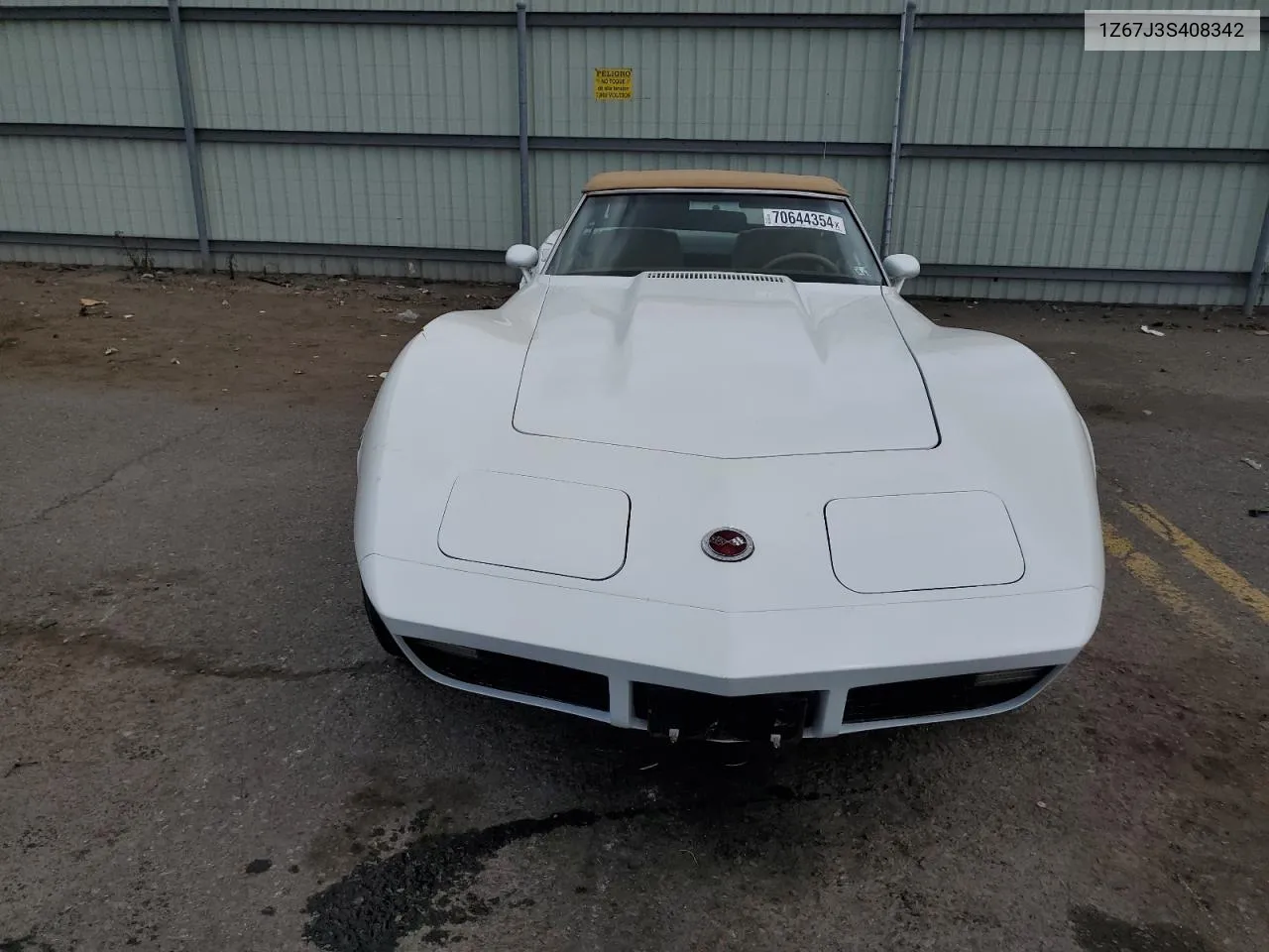 1973 Chevrolet Corvette VIN: 1Z67J3S408342 Lot: 70644354