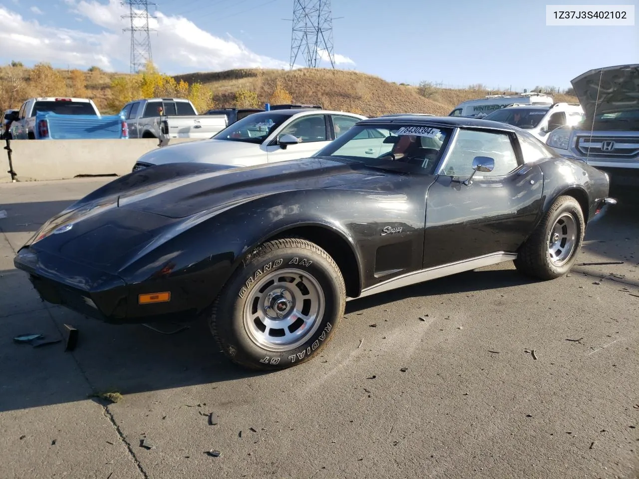 1973 Chevrolet Corvette VIN: 1Z37J3S402102 Lot: 78430394