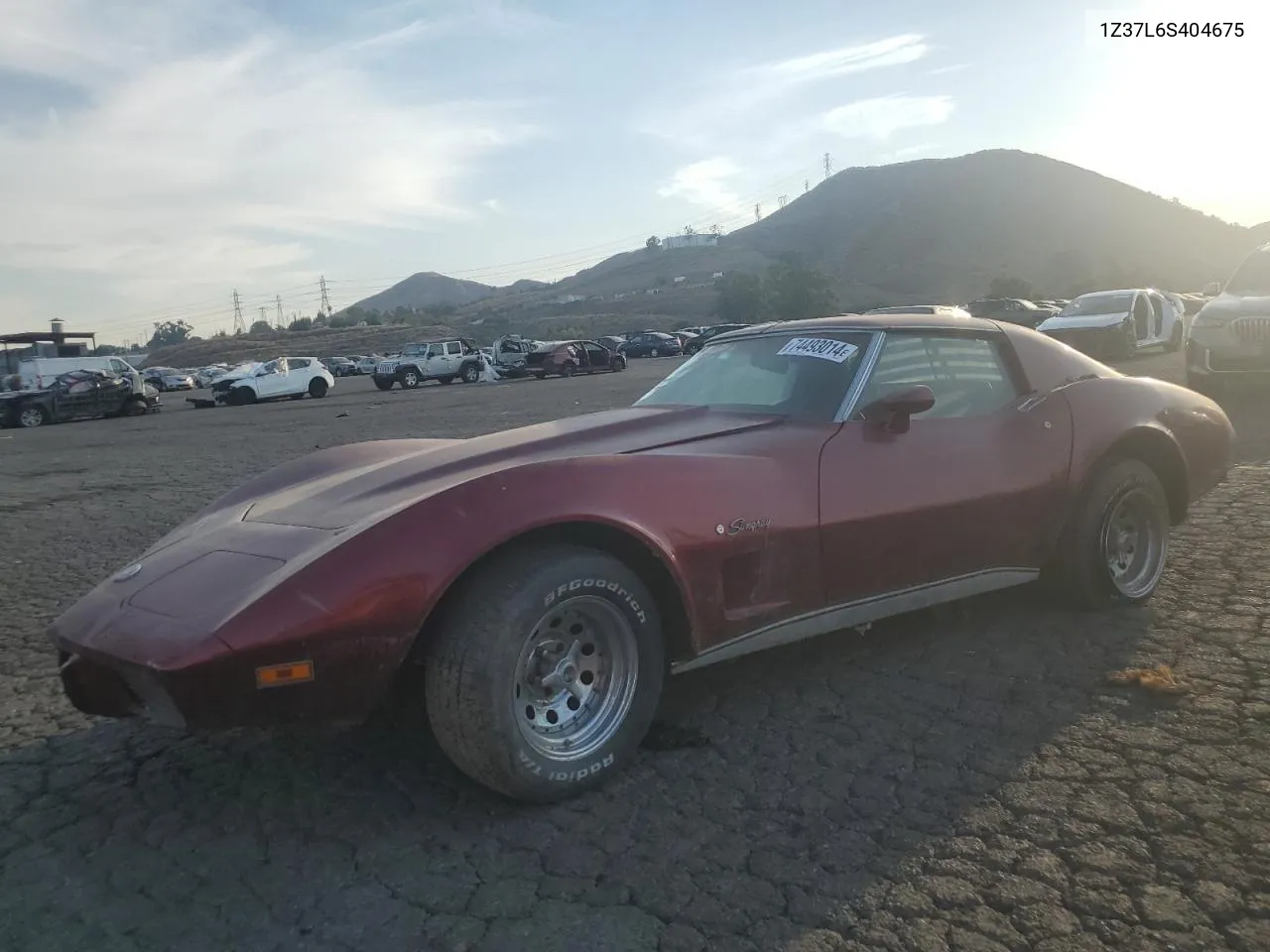 1976 Chevrolet Corvette VIN: 1Z37L6S404675 Lot: 74493014