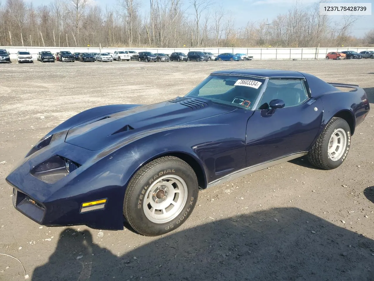 1977 Chevrolet Corvette VIN: 1Z37L7S428739 Lot: 78603334