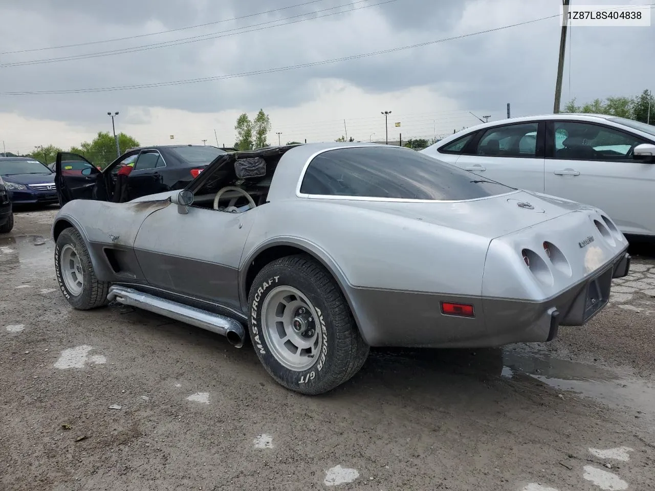 1978 Chevrolet Corvette VIN: 1Z87L8S404838 Lot: 62831874