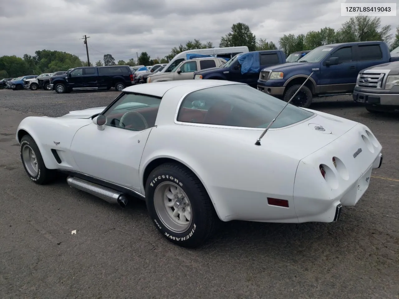 1978 Chevrolet Corvette VIN: 1Z87L8S419043 Lot: 72231184