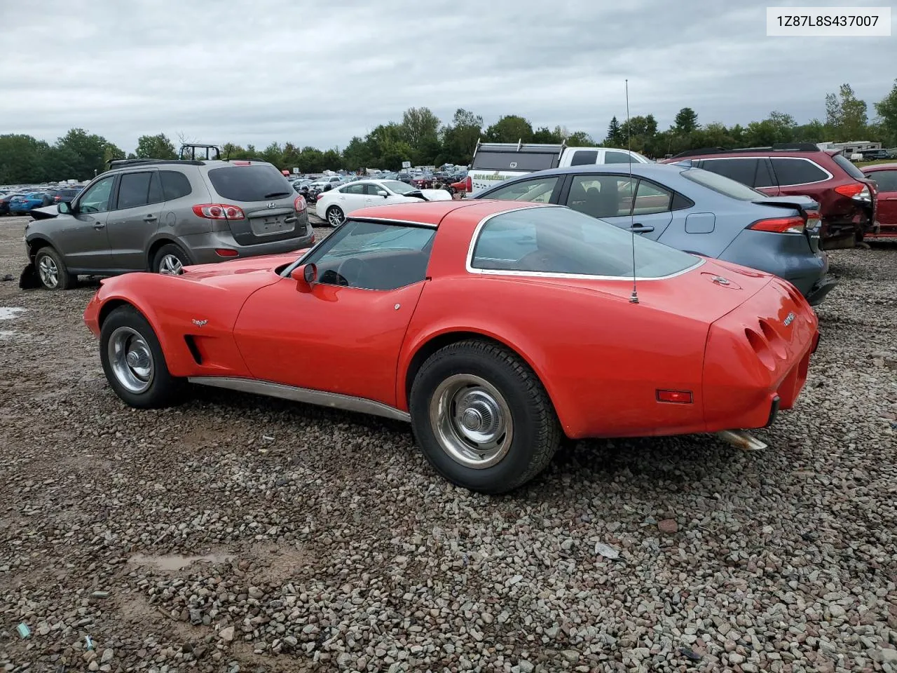 1978 Chevrolet Corvette VIN: 1Z87L8S437007 Lot: 72957804