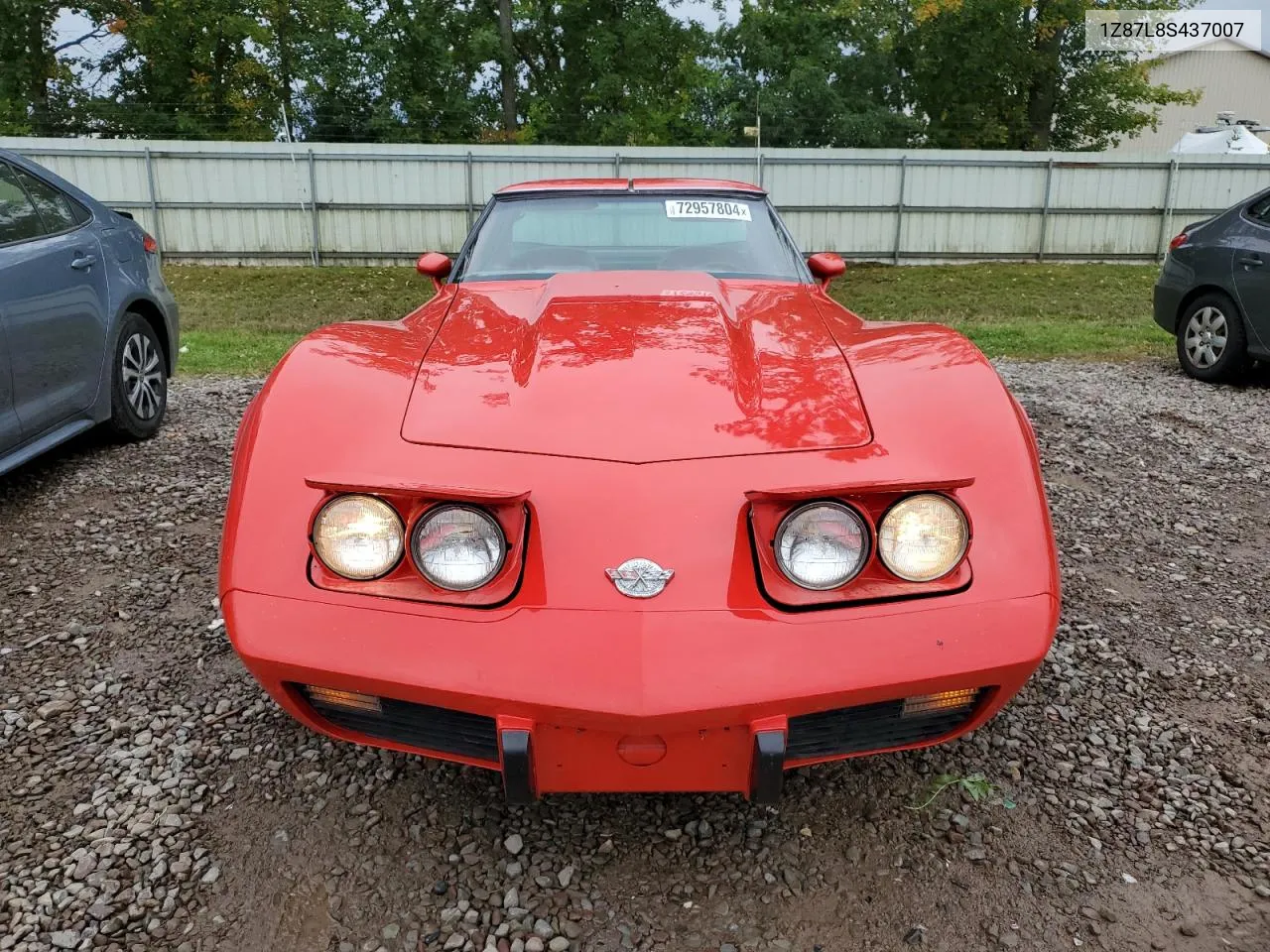 1978 Chevrolet Corvette VIN: 1Z87L8S437007 Lot: 72957804