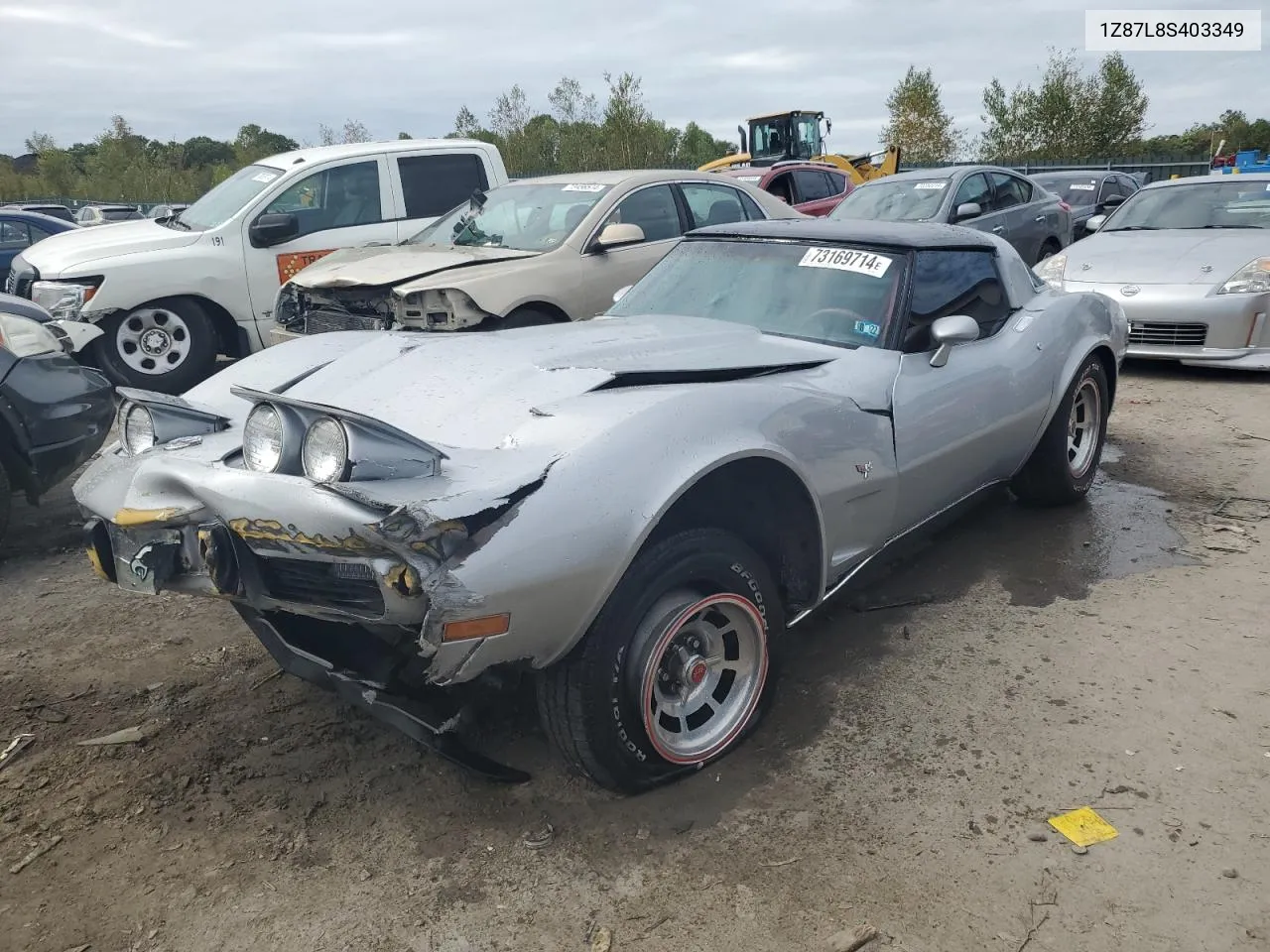 1978 Chevrolet Corvette VIN: 1Z87L8S403349 Lot: 73169714