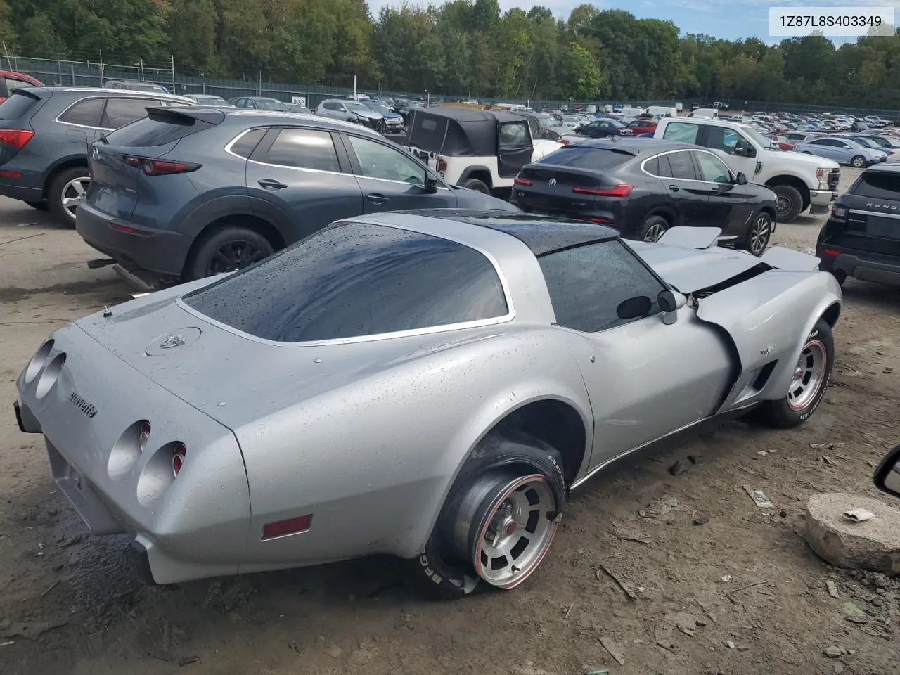 1978 Chevrolet Corvette VIN: 1Z87L8S403349 Lot: 73169714