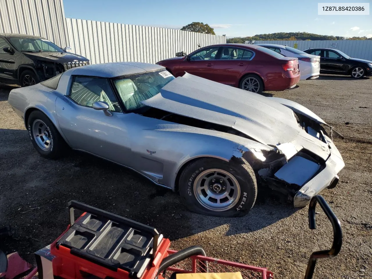 1978 Chevrolet Corvette VIN: 1Z87L8S420386 Lot: 75801134