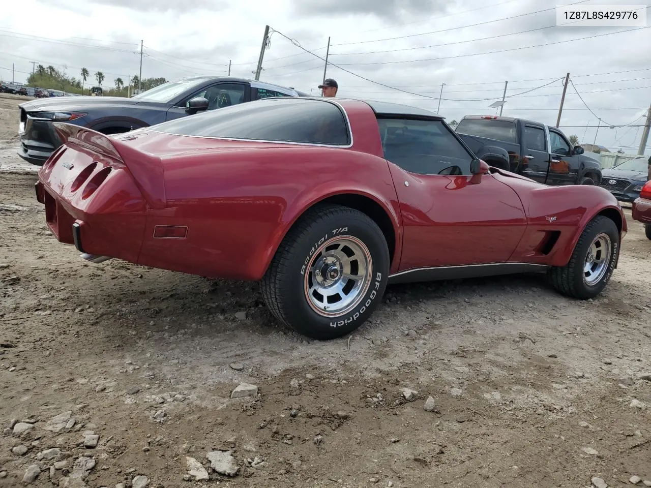 1978 Chevrolet Corvette VIN: 1Z87L8S429776 Lot: 78036324