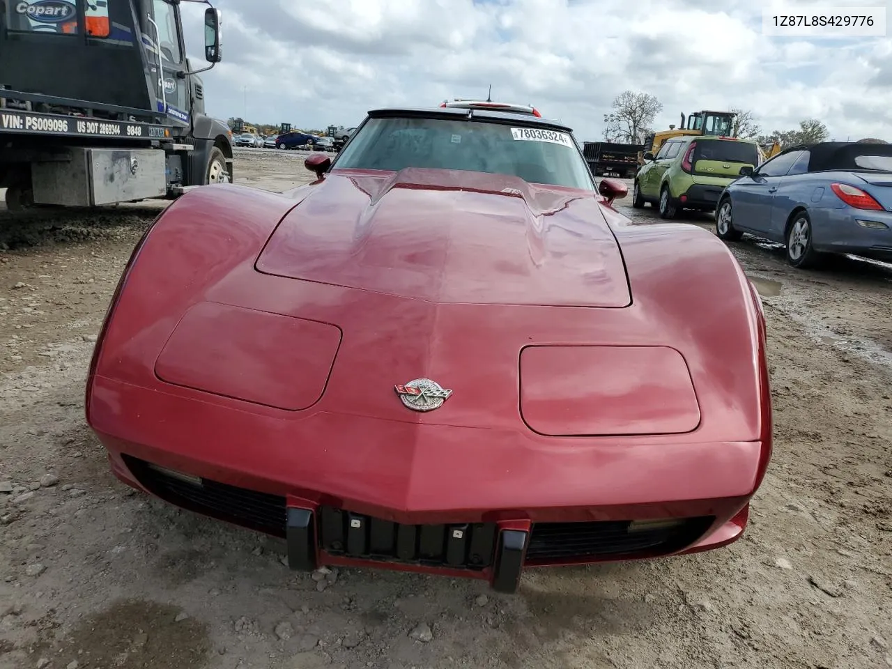 1978 Chevrolet Corvette VIN: 1Z87L8S429776 Lot: 78036324