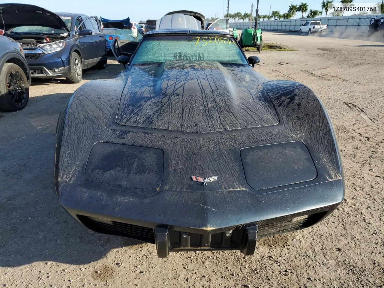 1979 Chevrolet Corvette VIN: 1Z8789S401768 Lot: 75271534