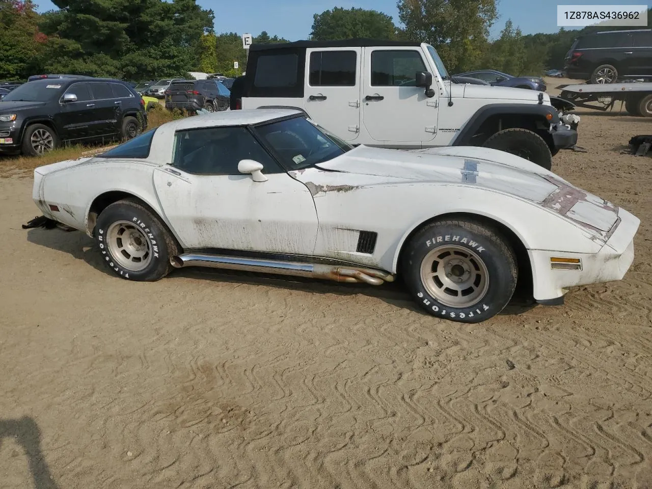 1Z878AS436962 1980 Chevrolet Corvette