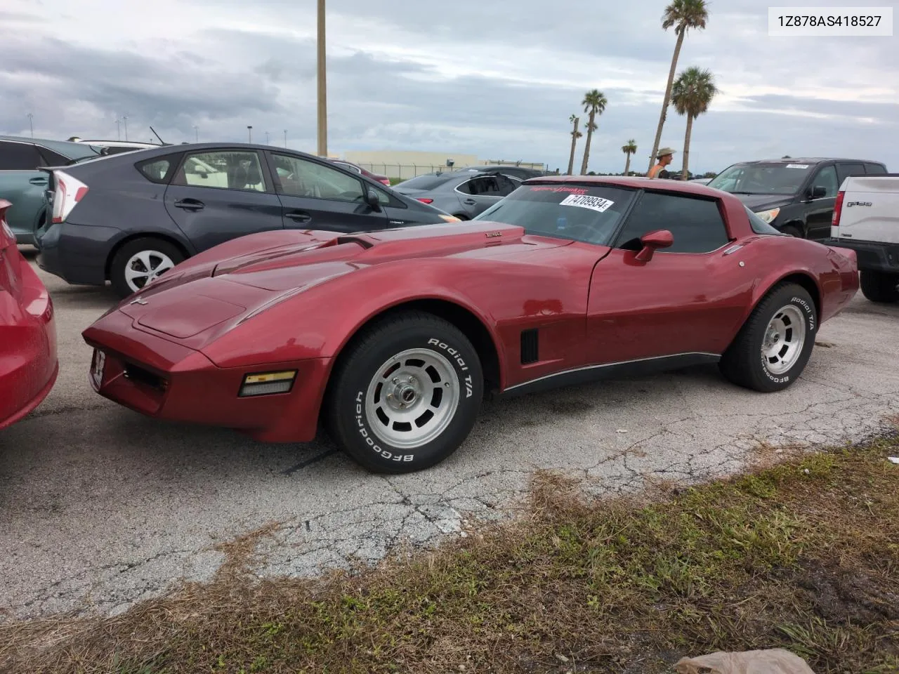 1980 Chevrolet Corvette VIN: 1Z878AS418527 Lot: 74709934