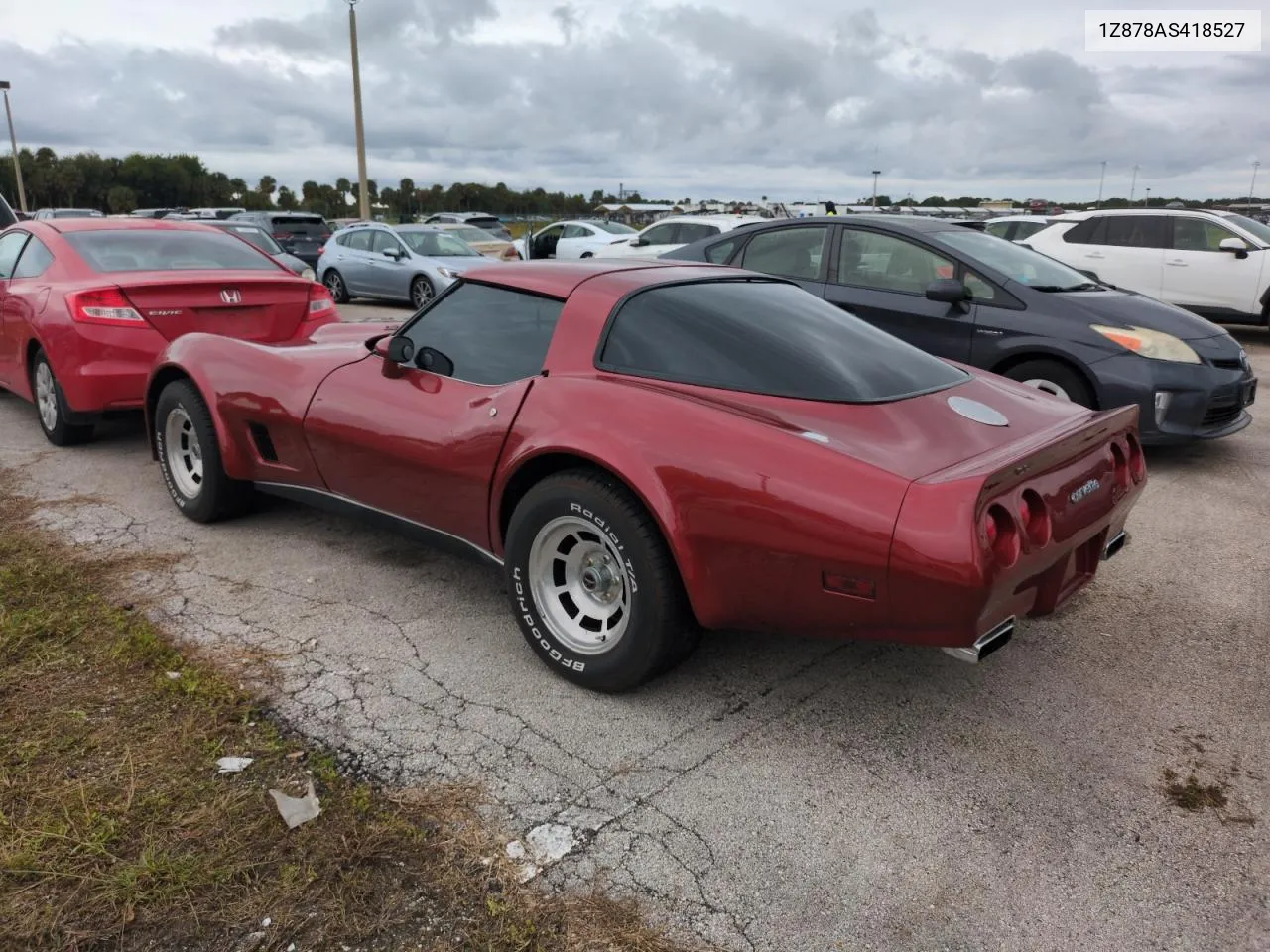 1980 Chevrolet Corvette VIN: 1Z878AS418527 Lot: 74709934