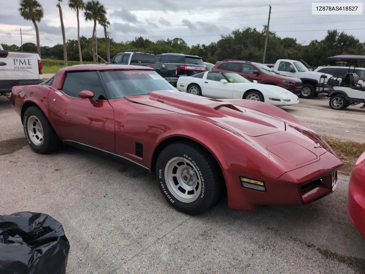 1980 Chevrolet Corvette VIN: 1Z878AS418527 Lot: 74709934