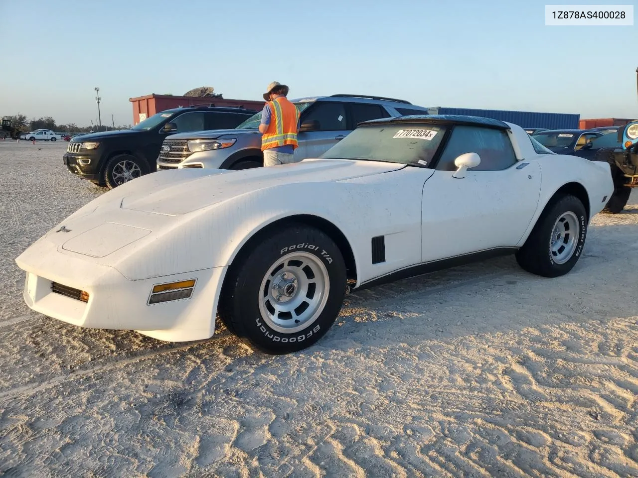 1980 Chevrolet Corvette VIN: 1Z878AS400028 Lot: 77072034