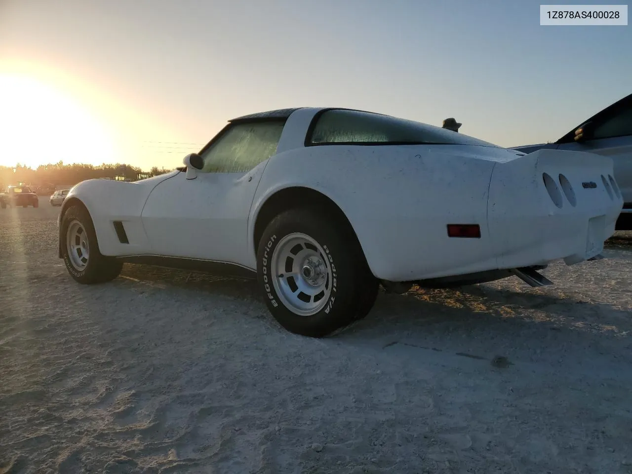 1980 Chevrolet Corvette VIN: 1Z878AS400028 Lot: 77072034