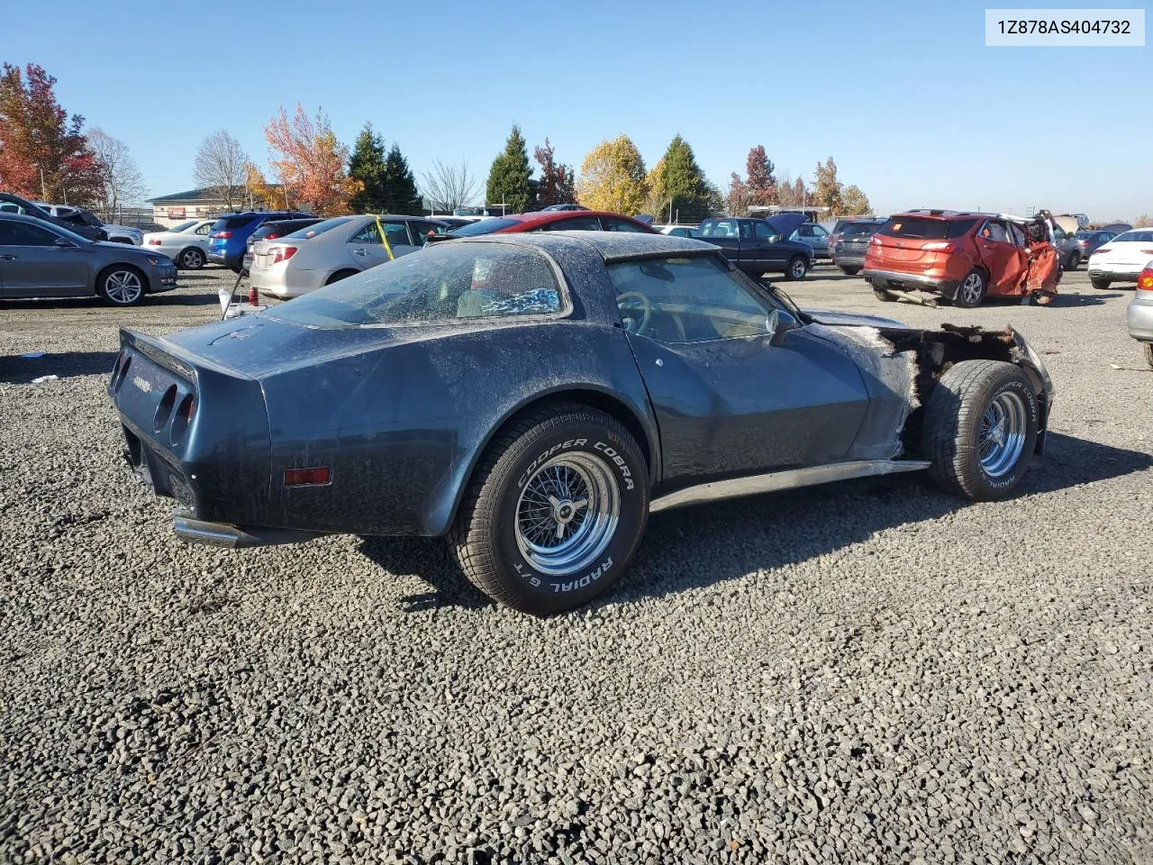 1980 Chevrolet Corvette VIN: 1Z878AS404732 Lot: 79572874