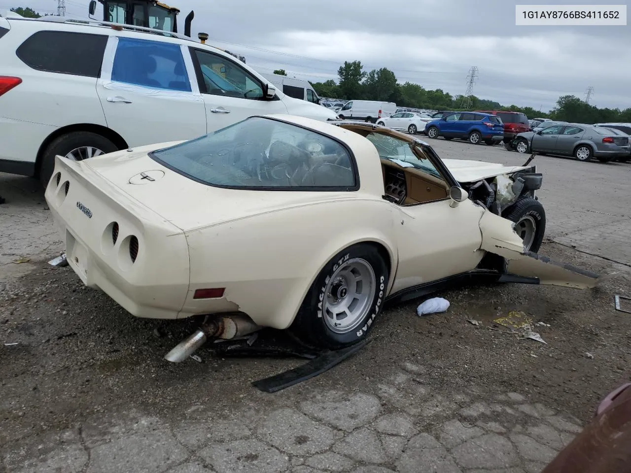 1G1AY8766BS411652 1981 Chevrolet Corvette