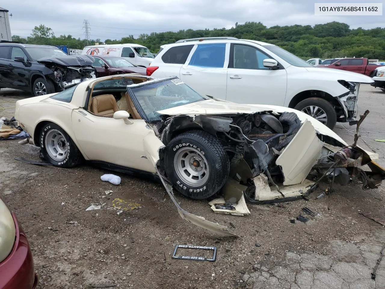 1G1AY8766BS411652 1981 Chevrolet Corvette