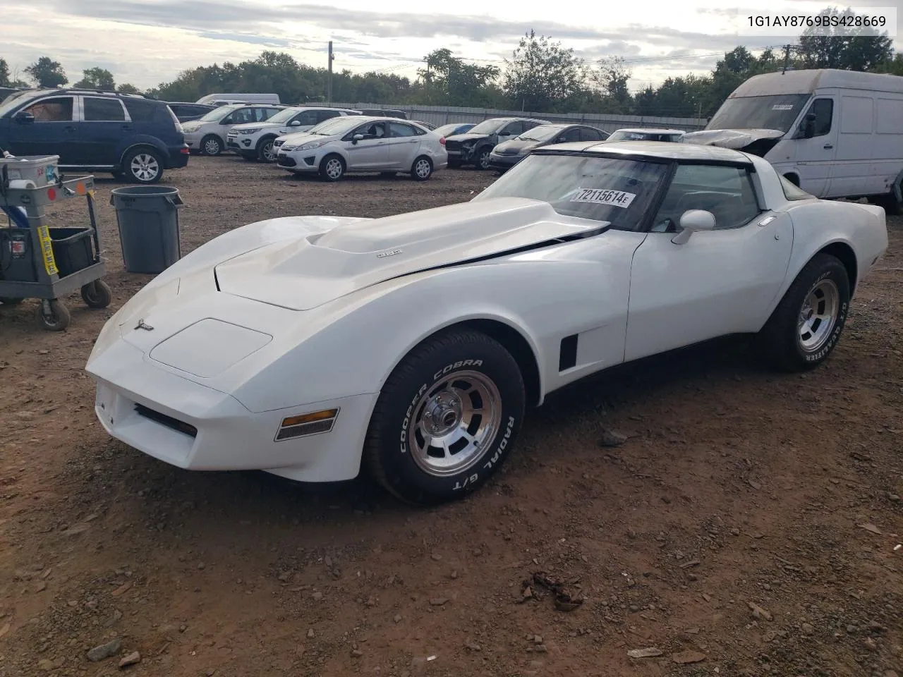 1981 Chevrolet Corvette VIN: 1G1AY8769BS428669 Lot: 72115614