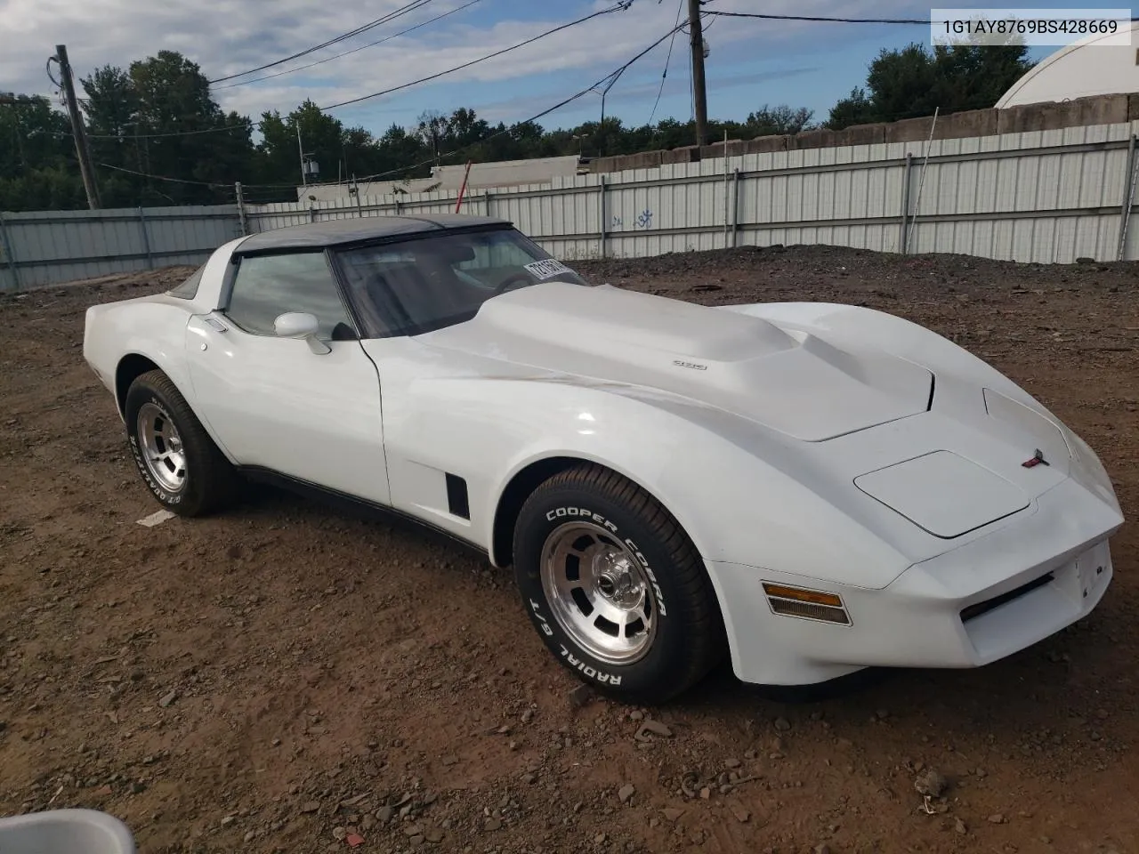 1981 Chevrolet Corvette VIN: 1G1AY8769BS428669 Lot: 72115614