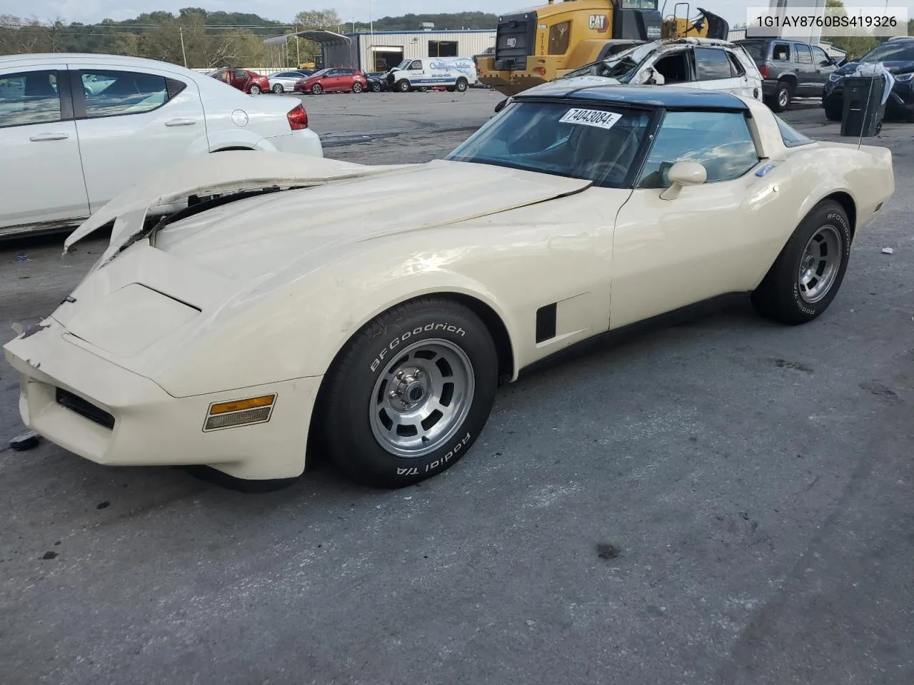 1981 Chevrolet Corvette VIN: 1G1AY8760BS419326 Lot: 74043084