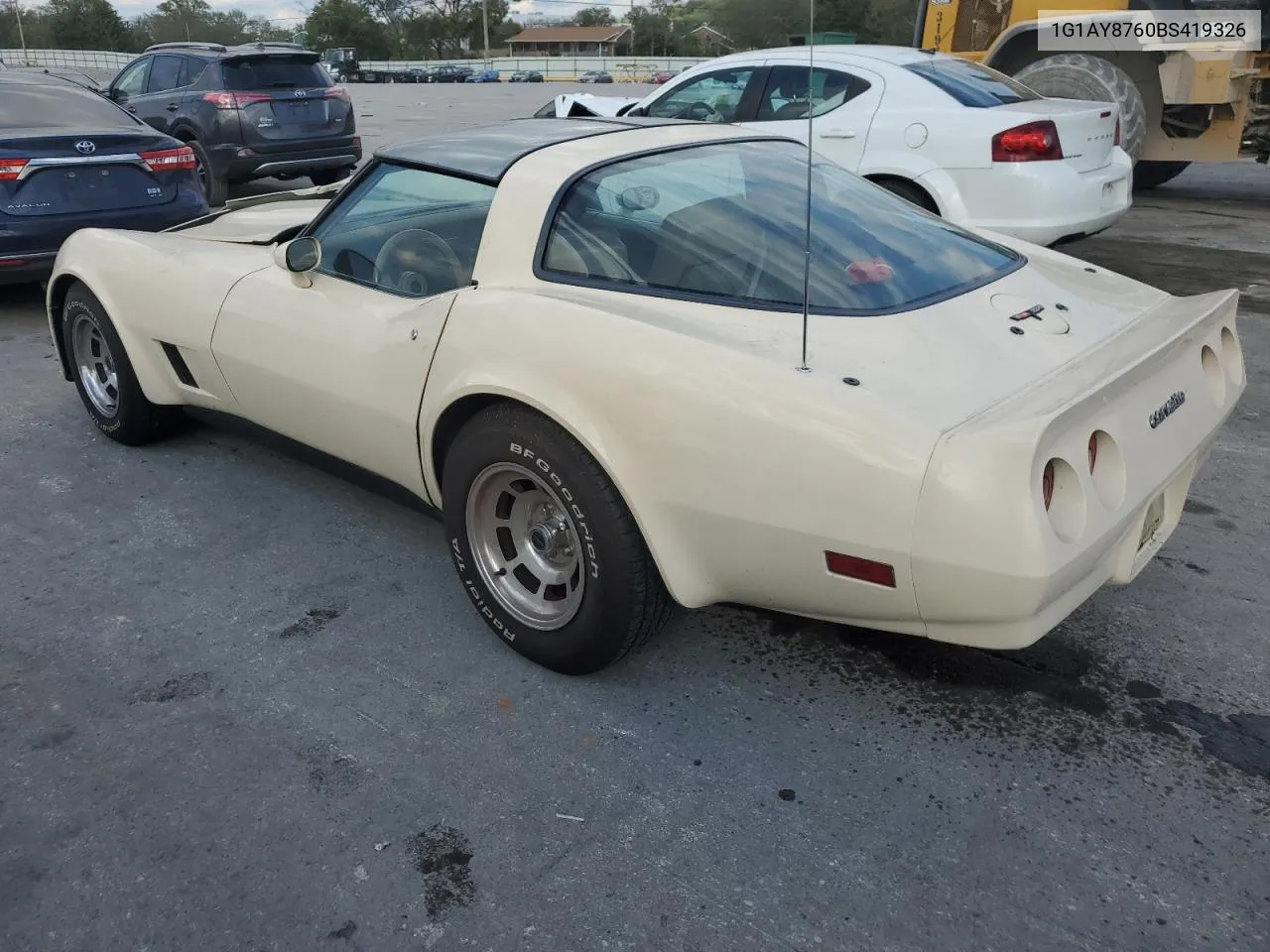 1G1AY8760BS419326 1981 Chevrolet Corvette