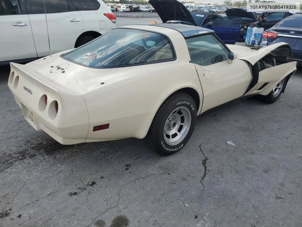 1G1AY8760BS419326 1981 Chevrolet Corvette