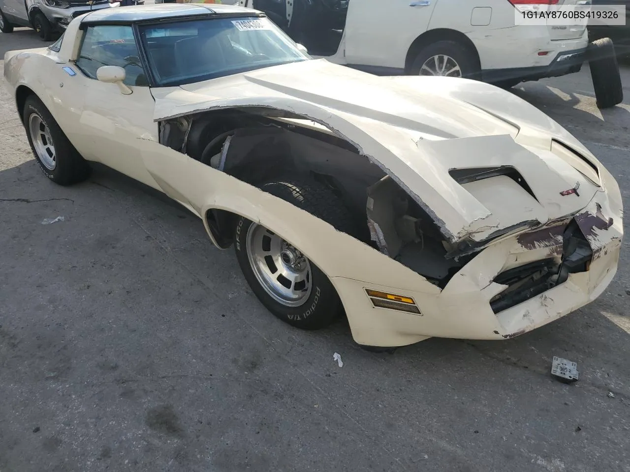 1981 Chevrolet Corvette VIN: 1G1AY8760BS419326 Lot: 74043084