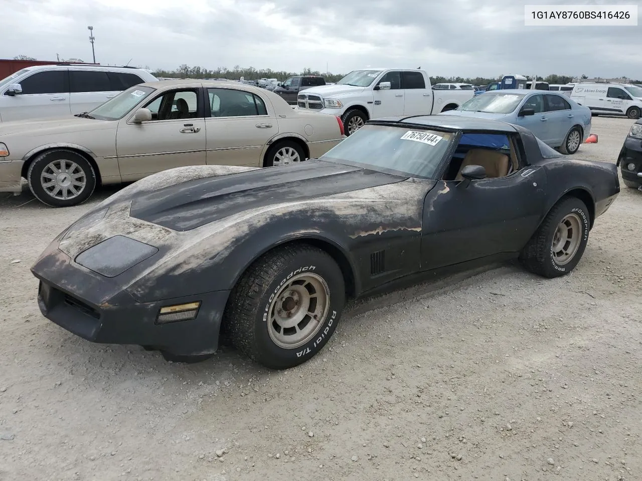 1981 Chevrolet Corvette VIN: 1G1AY8760BS416426 Lot: 76750144