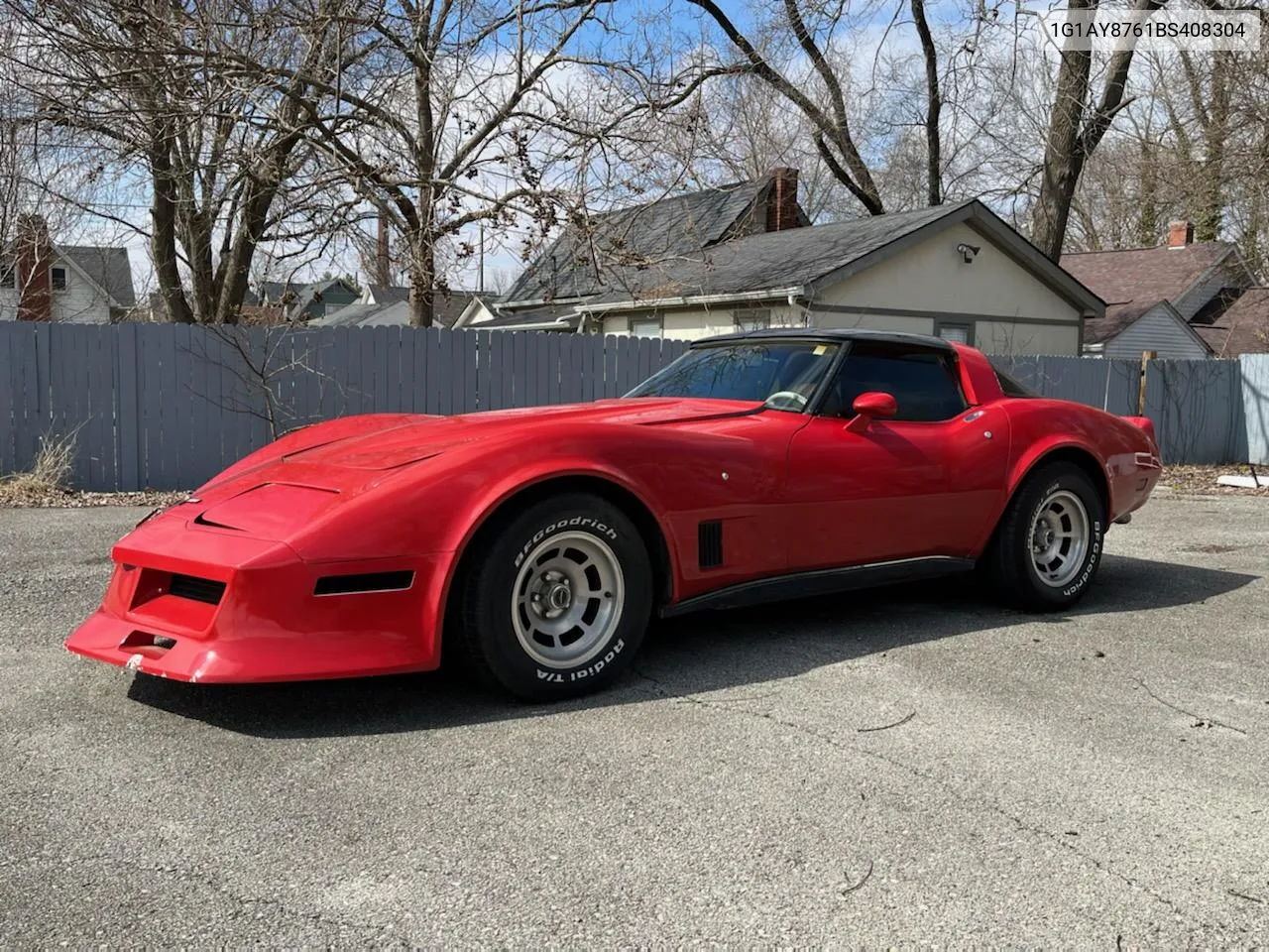 1981 Chevrolet Corvette VIN: 1G1AY8761BS408304 Lot: 79428714