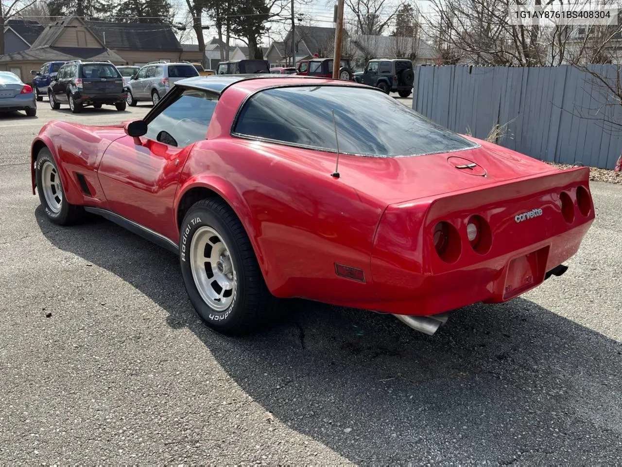 1981 Chevrolet Corvette VIN: 1G1AY8761BS408304 Lot: 79428714