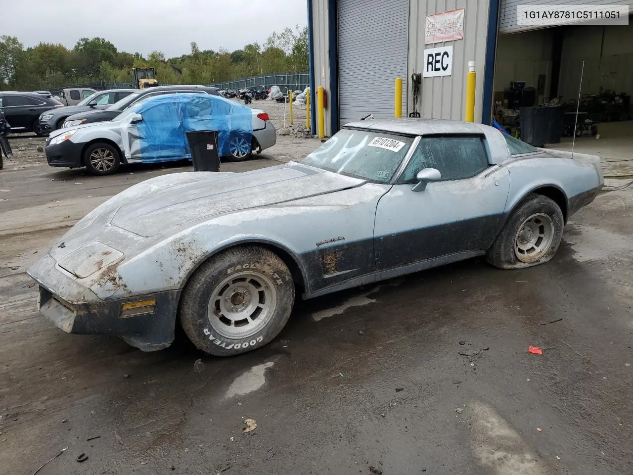 1982 Chevrolet Corvette VIN: 1G1AY8781C5111051 Lot: 69101204