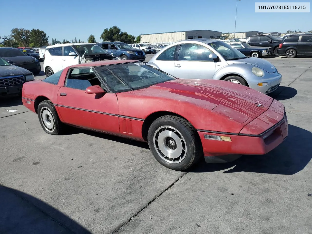 1984 Chevrolet Corvette VIN: 1G1AY0781E5118215 Lot: 70651374