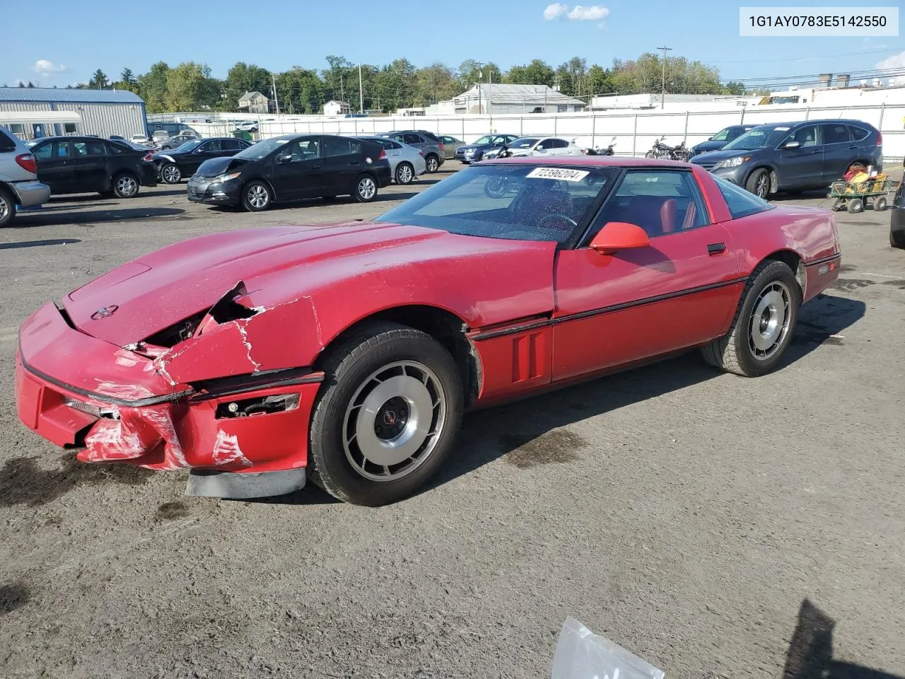 1984 Chevrolet Corvette VIN: 1G1AY0783E5142550 Lot: 72396204